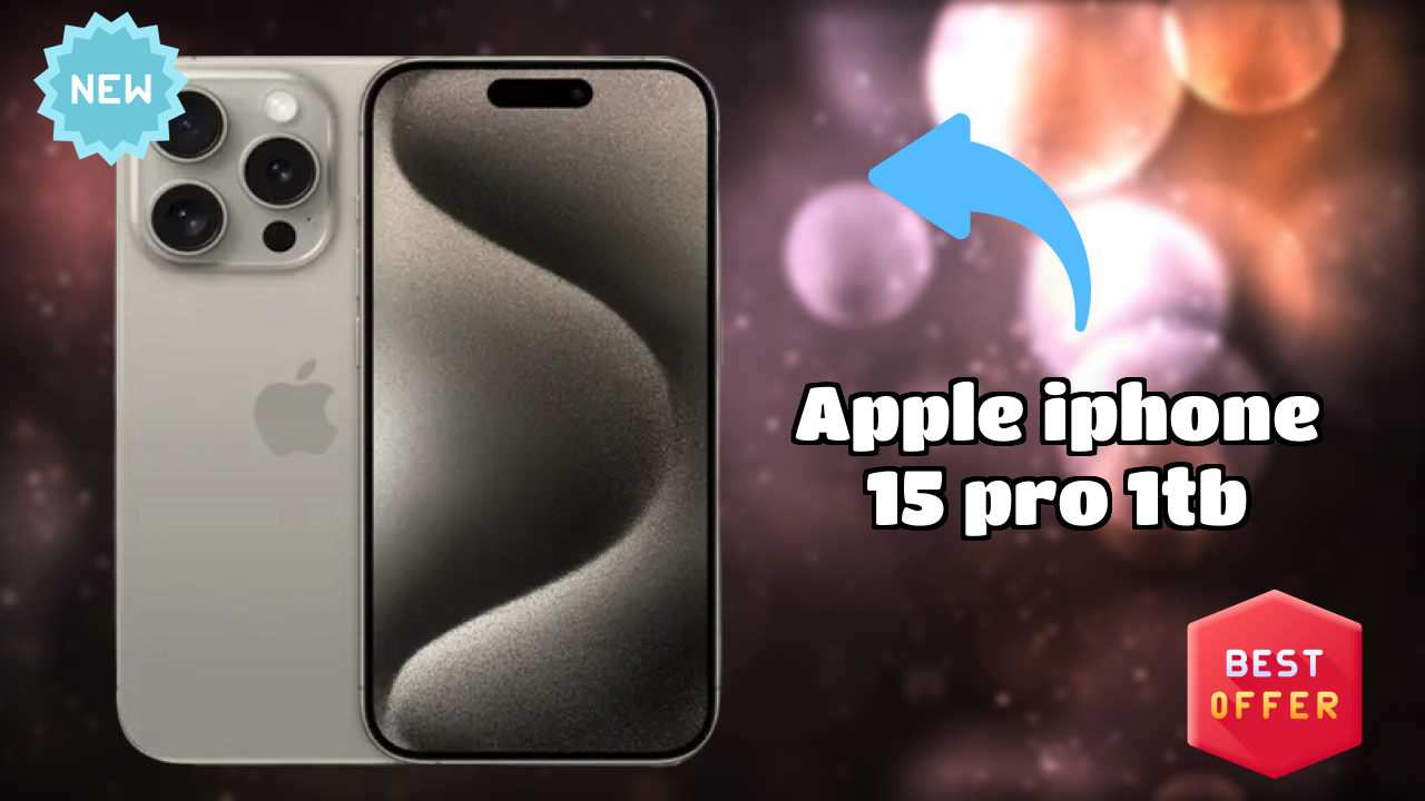 Apple IPhone 15 Pro 1TB Display Technology: 6.1 Inches (15.49 Cm) Screen