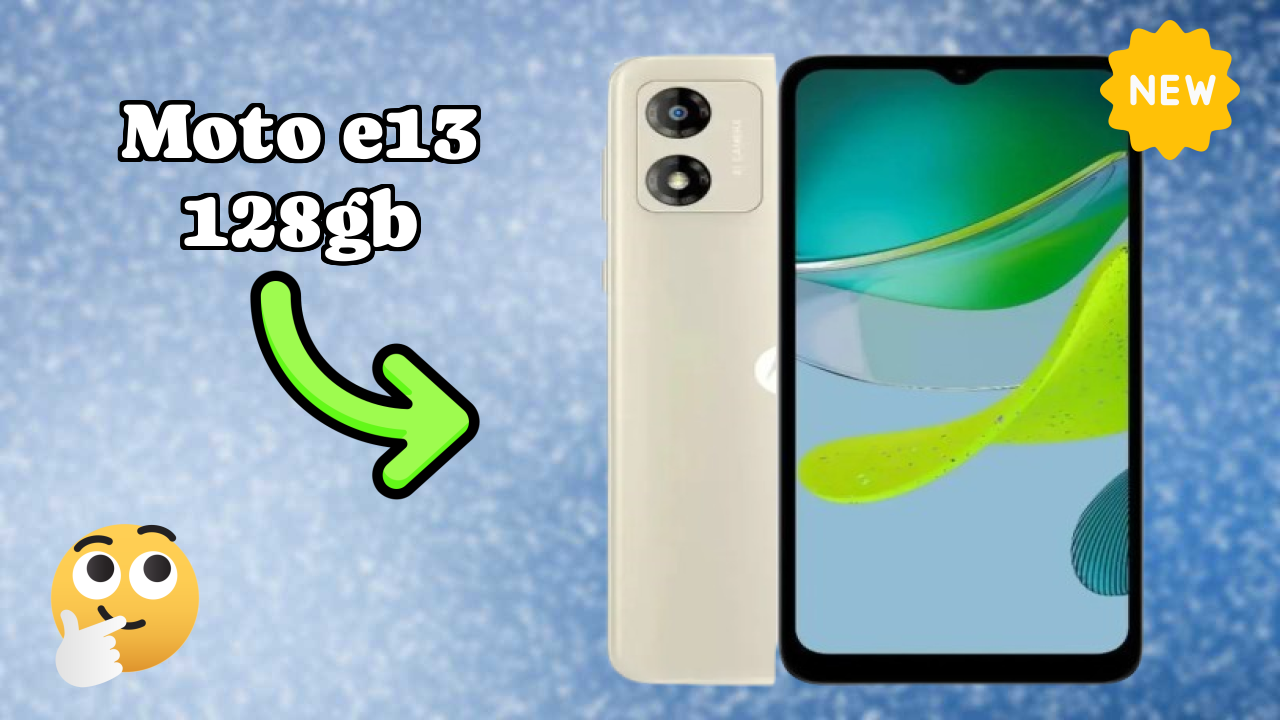 Moto E13 128GB Price Alert: Dropped to ₹7,999 Today!