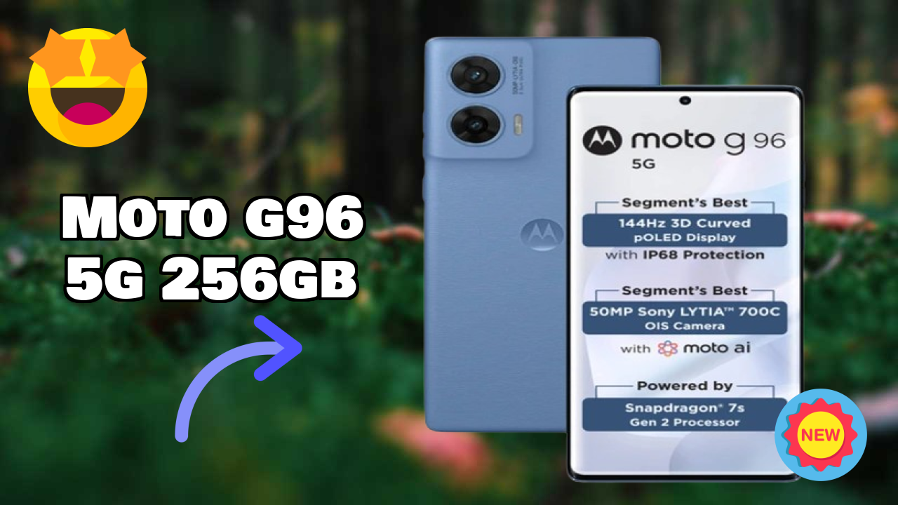 Moto G96 5G 256GB Display Review: P-OLED Screen