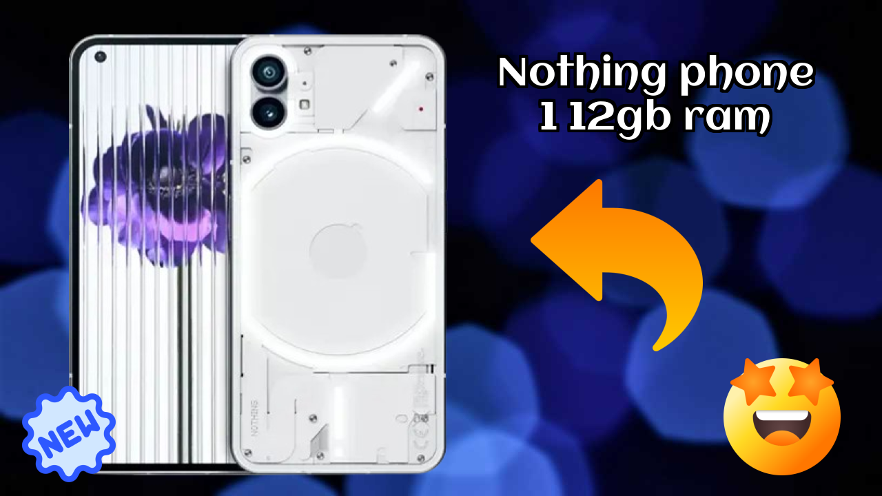 Nothing Phone 1 12GB RAM Display Quality: 6.55 Inches (16.64 Cm) Screen