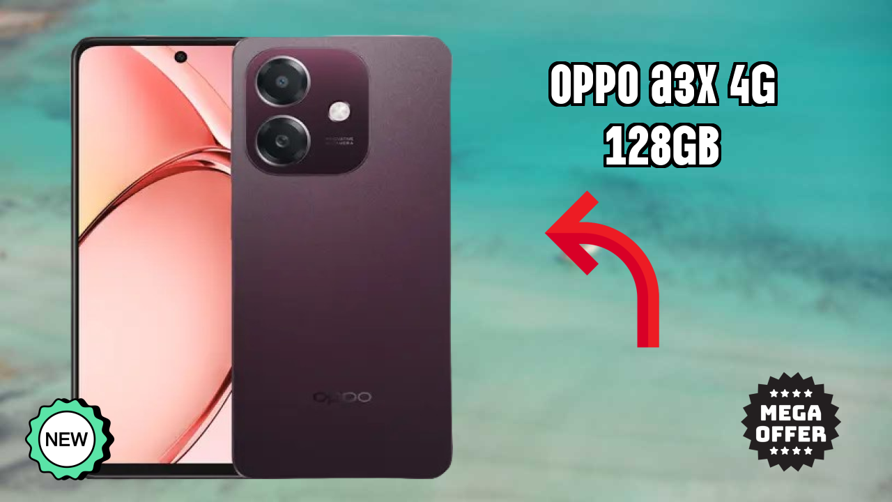 OPPO A3x 4G 128GB Camera Quality: 5 MP Front Camera Selfie