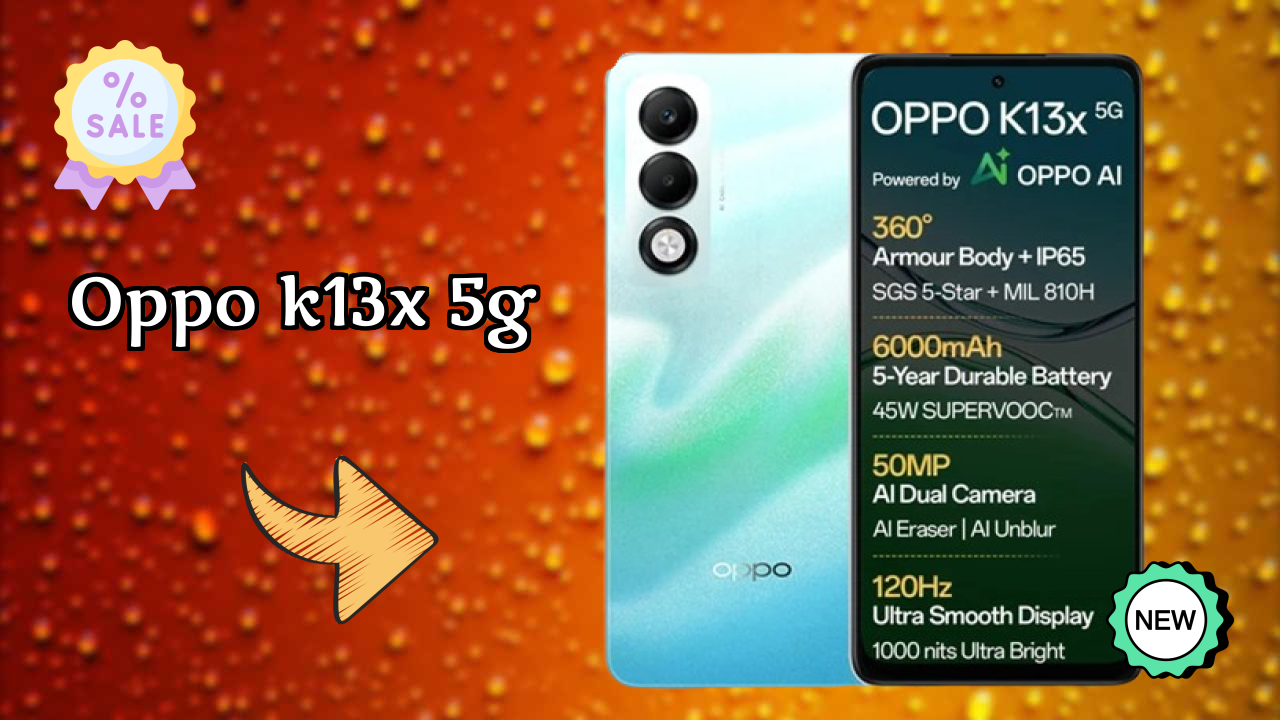 OPPO K13x 5G Gaming Benchmarks: MediaTek Dimensity 6300 Tested
