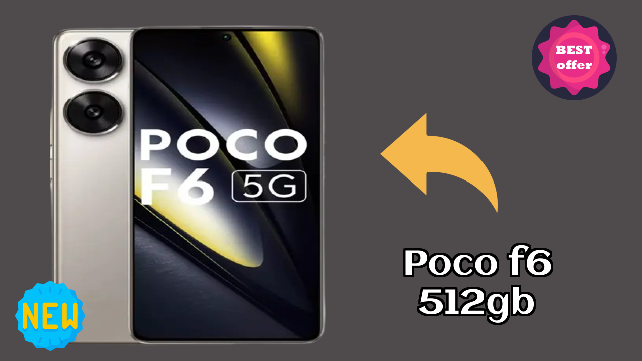 Poco Fans Alert: POCO F6 512GB Massive Price Drop to ₹28,999