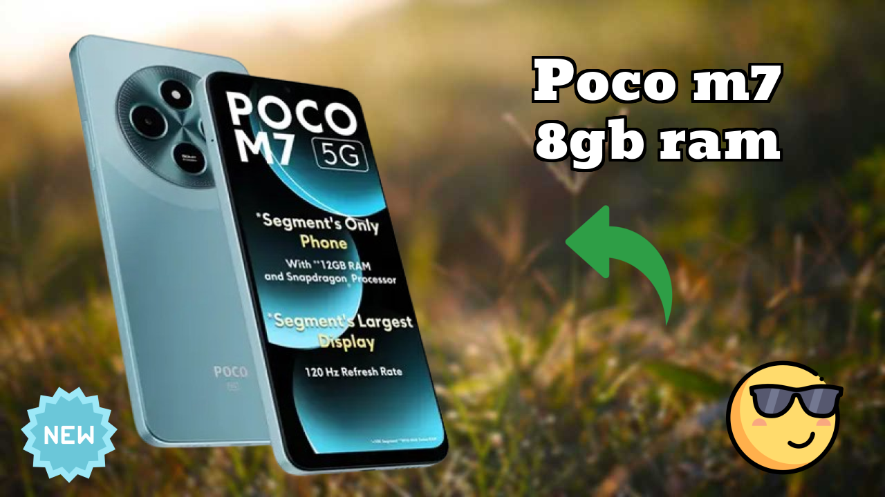 POCO M7 8GB RAM Display Analysis: 6.88 Inches (17.48 Cm) Screen
