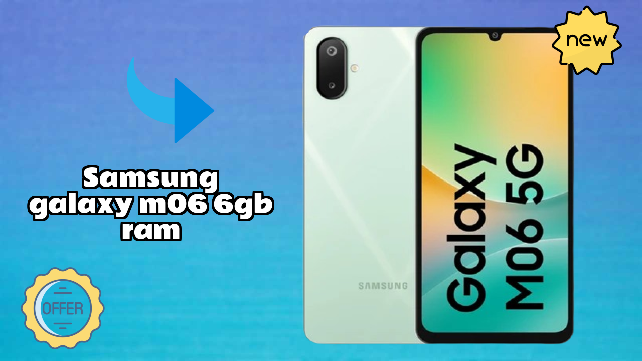 Samsung Galaxy M06 6GB RAM Display Size: 6.7 Inches (17.02 Cm) Screen Review
