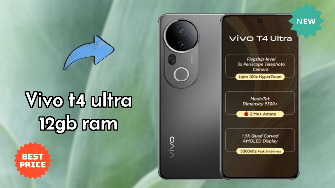 Vivo T4 Ultra 12GB RAM Gaming Benchmarks: MediaTek Dimensity 9300 Plus Tested