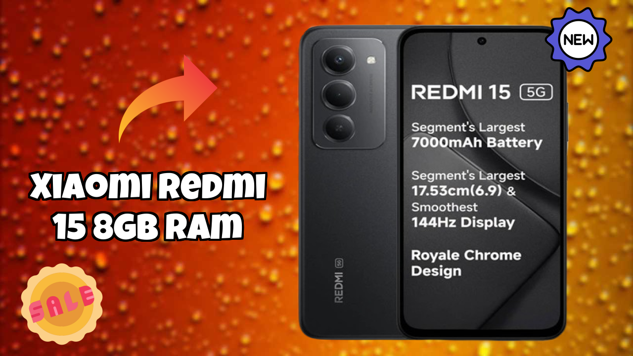 Get Xiaomi Redmi 15 8GB RAM at Just ₹15,998 - Limited Time Offer!